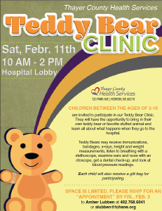 Teddy Bear Clinic @ Thayer County Health Services | Hebron | Nebraska | United States