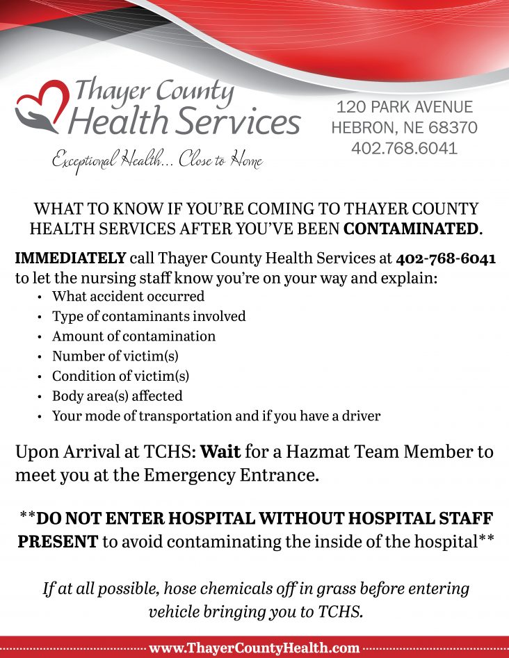 Emergency Services Thayer County Health Services