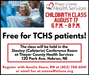 Childbirth Education Class @ Thayer County Health Services Stastny (Cafeteria) Conference Room