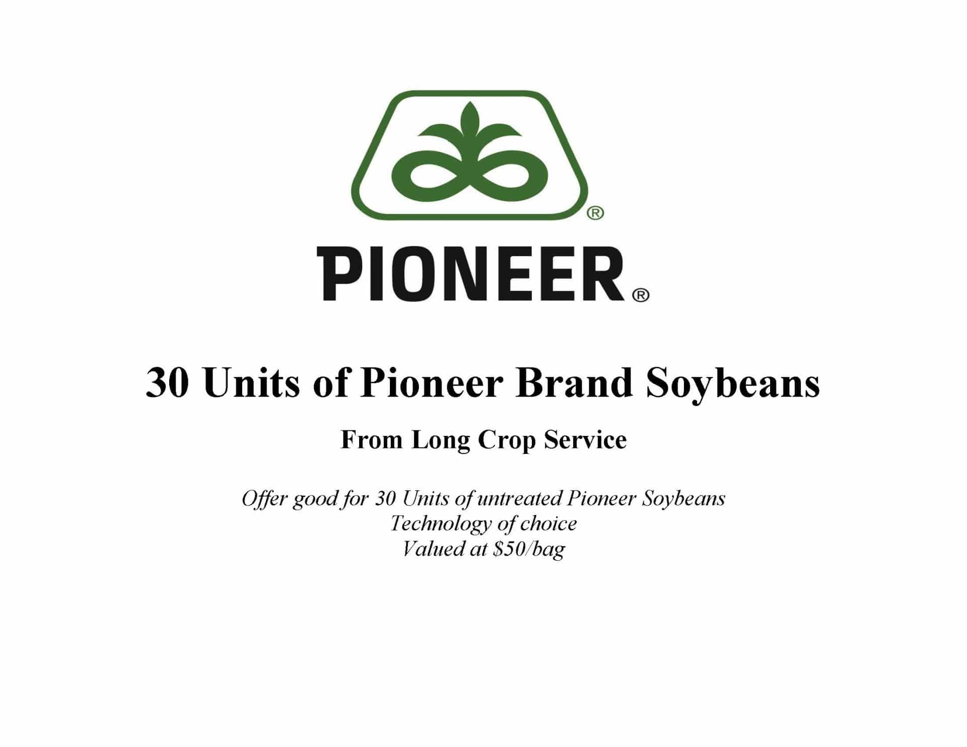 #10 Pioneer Soybeans