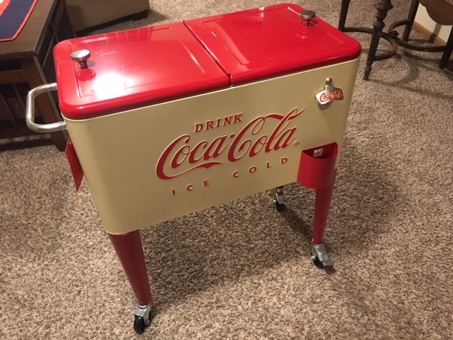 #5 Coca Cola Rolling Cooler
