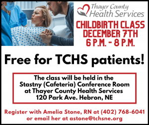 Childbirth Education Class @ Thayer County Health Services Stastny (Cafeteria) Conference Room