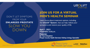 Virtual Men's Health Seminar @ https://www.facebook.com/events/442664860181880/
